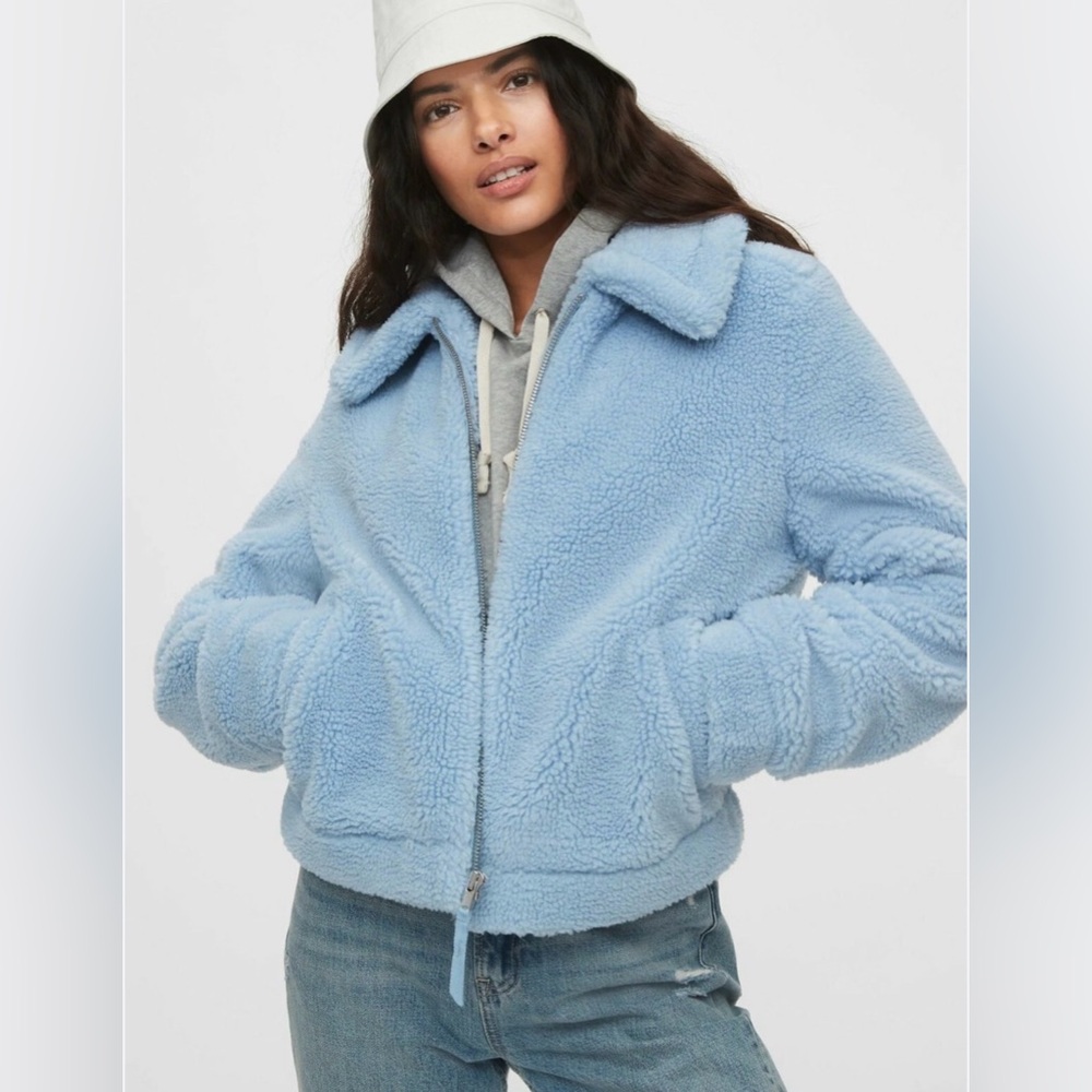 Sherpa Jacket Light Blue